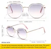 Sonnenbrille Retro Round für Frauen Männer Vintage Trendy Circle Bunte Objektivgläser UV -Schutz