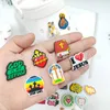 19Colors Thanksgiving Jesus Charms Anime Charms Wholesale Childhood Memories Game Funny Gift Cartoon Charms Shoe Accessories PVC Decoratie Buckle Soft Rubber