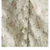 Damestanks sexy tanktop bloemen kant camisole zoete mouwloze camis france tops parelparelknop decoraties mode vrouwen