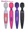 HOOZGEE AV Stick Vibrator Sex Products Aggiornamento wireless a 10 velocità Longlasting classica Shock Magic Massager Bacchetta per adulti giocattolo per adulti Y13224762