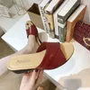 Slippers Femme's House Casual Platform Chaussures Low and Elegant Summer 2024 coin confortable