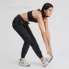 Pantalon long de la femme capris Classic Jogging DrawString Loose Yoga Pocket Wicking Fitness Fitness Dance Sports Running Breathable Soft