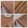 Rectangle Jacquard Wedding Table Cloth Polyester Damask Cover For Event Party el Decoration 240428