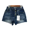 2024 Neue Frauen -Shorts Brief Stickerei Denim Shorts Frauen in Übergrößen Hosen Designer Frauen Denim Shorts Taille Designer Jeans Sommer Mode Kurzhau Streetwear