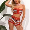 Frauen Badebekleidung 10 Großhandel Artikel für Boutique Bikini Set 2024 Strand Y2K gestrickt