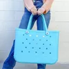 Bogg Beach Bag Designer Große Umhängetaschen Halten Sie Tasche Eva geschlagen Einkaufstasche Waschable waschbar