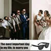12100pairs hjärta solglasögon Bulk bröllopsfest gynnar för gäster Bachelorette Hen Fun Glasses Team Bride Bridesmaids Gift 240418
