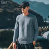 Мужские свитера Yingjuelun Trendy Collection Mingxian Sweater для мужчин и молодежи 2024 зимняя мода повседневная круглое трикотаж.