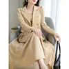 ワークドレスinsozkdg女性服y2k2ピースドレスセット秋の韓国オフィスレディグレイフルブレザータンク衣装ショートスーツジャケット