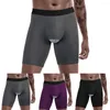 Men de caisse Men Ice Silk Sèche rapide Séchante Sépreuse Pouchage Breaste Sport Sport sans trace Brief Brief Shorts Men