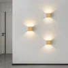 Lampa ścienna nowoczesne 6 W LED LED Hal Minimalist Minimalist Sali Sypial Corridor Oświetlenie Dekorowanie Sconce Aluminium Luminaire