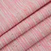 Stof 100145 cm roze gestreepte geweven wollen tweedstof herfst en winter modejas voor vrouwen rok set handgemaakt diy decoratief d240503