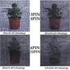 3 ~ 12pin anti-UV Black HDPE Sun Shade Net Garden Plantes Couvrent Pergola Pergola Écran Agriculture Greenhouse Sunshade Net 240419