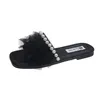 2024 Designer Sfuffs Slippers Slides Femmes Sandales beige Black Blanc Fashion Fashion Smoffs Taille 35-40 Gai