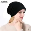 Beretten aetrue mode winter beanie hoed vrouwen hoeden voor caps skullies deren bonnet bonnet vrouwelijk masker baggy warm gebreide pet