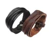 Männer Frauen Armband Vintage Punk Multilayer geflochten