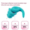 Anti -geluid Siliconen oordoppen filter waterdichte zwemoorpluggen voor slapende duiknappers zachte comfort akoestisch 240416