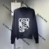 Loewew jas loeweee leowe designer trui sweater originele kwaliteit herfst contrast streep streep lange mouw vilver van veelzijdige veelzijdige mode dames lowew top 145