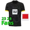 23/24 Reus Reyna Sancho 50a maglie da calcio 2023 Versione Coppa Dortmund Kamara Hummels Adeyemi Brandt Shirt Hazard Ryerson Bynoe-Gittens Kit Kit Uniforms