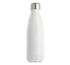 DIY Blank Sublimation 17oz Bottle Vacuum Flask Sports Water Bottle en acier inoxydable Thermos Thermos avec couvercle XU 01203243195