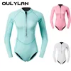 Sport Spearfishing Surfing Duikpak Baden Swimwears Dames 2 mm Neopreen Snorkelende wetsuits houden Warm Scuba Water 240426