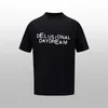 2024 16 Dash Snow Loose T-shirt w koszulce Jersey Bawienne białe złudzenie Dreame Designer Męs