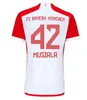 2024 2025 Kane voetbaltruien 24 25 Sane voetbalhirt Musiala Goretzka Gnabry Bayerns München Camisa de Futebol Men Kids Kits Kimmich Fans Player Sets 666