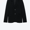 Frauenanzüge Frauen zurück Brief Rassonestone Blazer Single Breasted Fashion Casual 2024 Spring Anzugmantel für weiblich