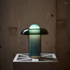 Tischlampen Nordic Creative Glass Desk Lampe Design Minimalistischer Modellraum lebendig Schlafzimmer Nacht