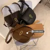 Сумка Vintage Flip Saddle 2024Fashion Высококачественная кожаная кожаная дизайнерская дизайнерская дизайнерская сумочка