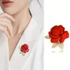 Broszki eleganckie broszki z kwiatami róży elegancka akcesorium kwiatowe dla strojów Wszechstronna Wszechstronna szafa dotyk elegancji
