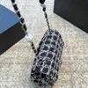 Горячая дизайнерская сумка для плеча квадратные перекрестные тела с коробкой решетчатой сумочка квадратный вязание модные сумки вязание подарки