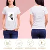 Smoking Polos pour femmes en t-shirt blanc chemisier animal imprimé animal pour filles plus taille tops femmes