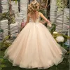 Цветочные девочки платье свадебное лук вечернее, детские, принцесса, вечеринка, платья для девочек, платья по случаю дня рождения кружево 240426