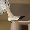 Elbise Ayakkabı Drestrive 2024 Kadın Pompaları İnce Orta Topuklu Ayak Ayak Toe Koyun Süet İnek Deri Bahar Zinciri Ofis Bej En İyi Kalite