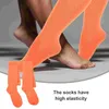 Women Socks Orange Thigh For Over Knee The European And American