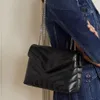 Espelho de qualidade Bolsas de crossbody Designer Mulheres bolsas Bolsa de gangueira de luxo Bolsa de ombro de luxo Bolsa de corpo Preto Pursa de corrente de prata de ouro Mini carteira dhgate