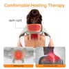 Mebak N1 Massager для шеи и шейного плеча с нагревательной массажной подушкой для задних ног талия мышечная массажная шаль 240430