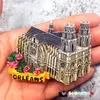 Resin 3D France Switzerland Germany Fridge Magnets Souvenir Refrigerator Magnet Tourist Gift Home Decor 240429