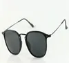 Nom de la marque Square Sunglasses Designer Eyewear Menswomens Fashion Luxury 2448 Black Lunes Green Lens 53mm5694768