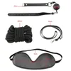 Outros itens de beleza da saúde 10 peças/conjunto de adultos BDSM Restrant Conjunto Nipur Clip Gage WHIP ROPE PARA MANDO Q240430