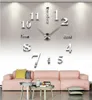 Nuovi orologi da quarzo Arrivo Orologi di moda 3D Vero grande orologio da parete Rushing Specchio affioramento decorativo per soggiorno fai -da -te 1587688