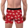 Underpants Mens Funny Christmas Santa Claus Snowman костюм нижнее белье боксерские шорты печатные стволы для сна пижам нижнее белье