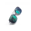 Солнцезащитные очки для эйеглов рамки Y2K Accessories Glasses Женские летние линзы для мужчин голубо-зеленый градиент UV400 3588
