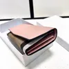 LOULS VUTT Designer Wallet women purse Letter Leather purses Buckle Wallets Clutch Bag Pink Card Ladies Coin Pocket Short Flap brand Bl Jisj
