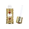 Storage Bottles East Style Antiqued Metal Dubai Arabian Essential Oil Cosmetic Container Refillable Perfume