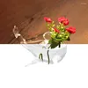 Vazen transparante walvisglas vaas creatieve bloem arrangement terrarium fles hydrocultuur planten bloemenpot ambachtelijke huistafel decoratie