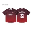 T-shirt maschile Trapstar Mesh Football Jersey Blu Black Red Men T-shirt Sports Designer Fashion Clothing 666777666555