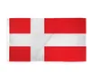 Danemark Flags Country National Flags 3039x5039ft 100D Polyester avec deux œillets en laiton6077608