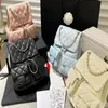 Duma Small Double Shoulders Borse Quilted Caviar Couriar Cowhide Double Chain Clutch Borse Designer Backpack Luxury CC Backpacks Women Cross JBVI